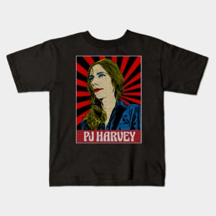 Vintage Pj Harvey Pop Art Kids T-Shirt